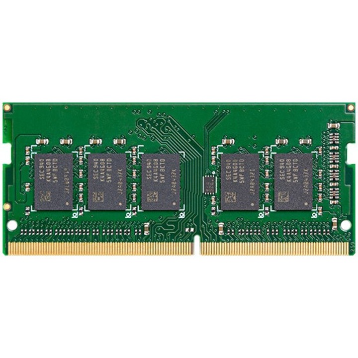 Оперативна памет Synology 4GB DDR4 SODIMM, 2666MHz, non-ECC, за DS224 и DS423