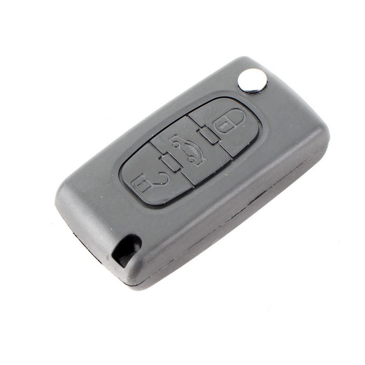 Carcasa cheie auto, 3 butoane, Citroen Berlingo III, C2, C3, C4, Peugeot 307, 308, 6490E0