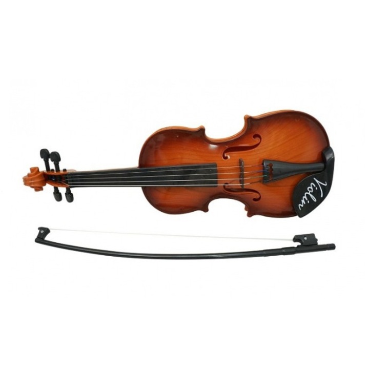 Jucarie muzicala Vioara TehnoFusion cu corzi, 42 cm, design atractiv