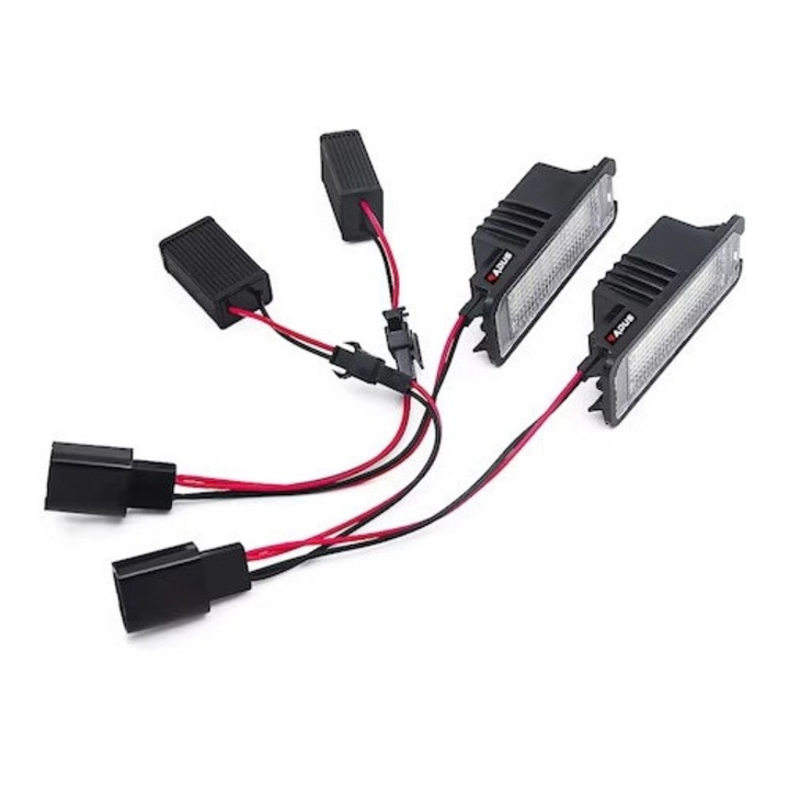 Set Lampi led numar VW golf 5, 6, 7 Skoda, Seat, Porsche