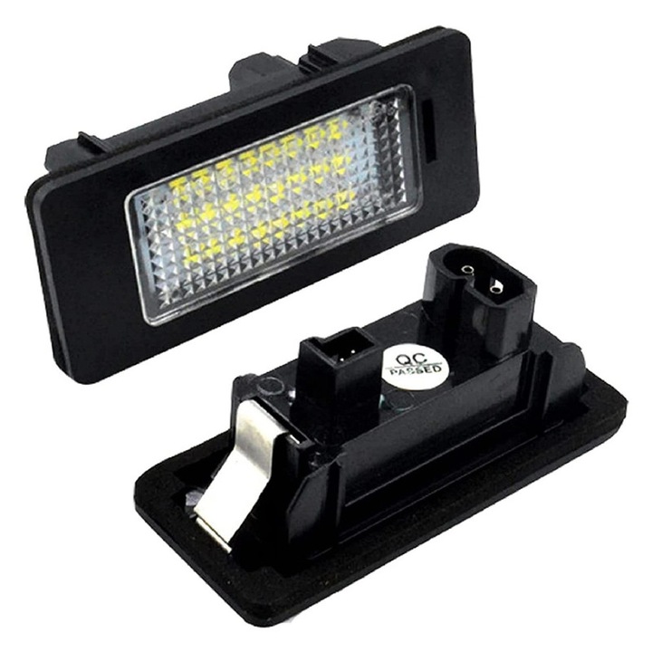 Set Lampi LED Numar BMW (CANBUS - fara eroare bord) – E90 E91 E92 E60 E61 E39 X5 X6