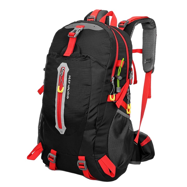 Rucsac de calatorie, capacitate 40L, design rezistent la apa