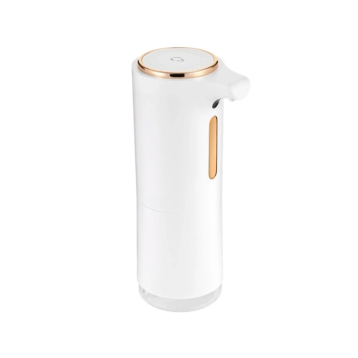 Szappanadagoló, érintésmentes működés, újratölthető akkumulátor, fehér