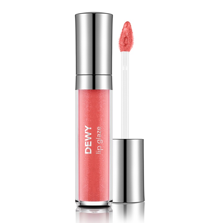 Ruj de buze Flormar Dewy Lip Glaze, cu efect strălucitor, 024