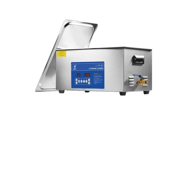 Aparat de curatat ultrasonic, 22L, design compact, eficienta in curatare