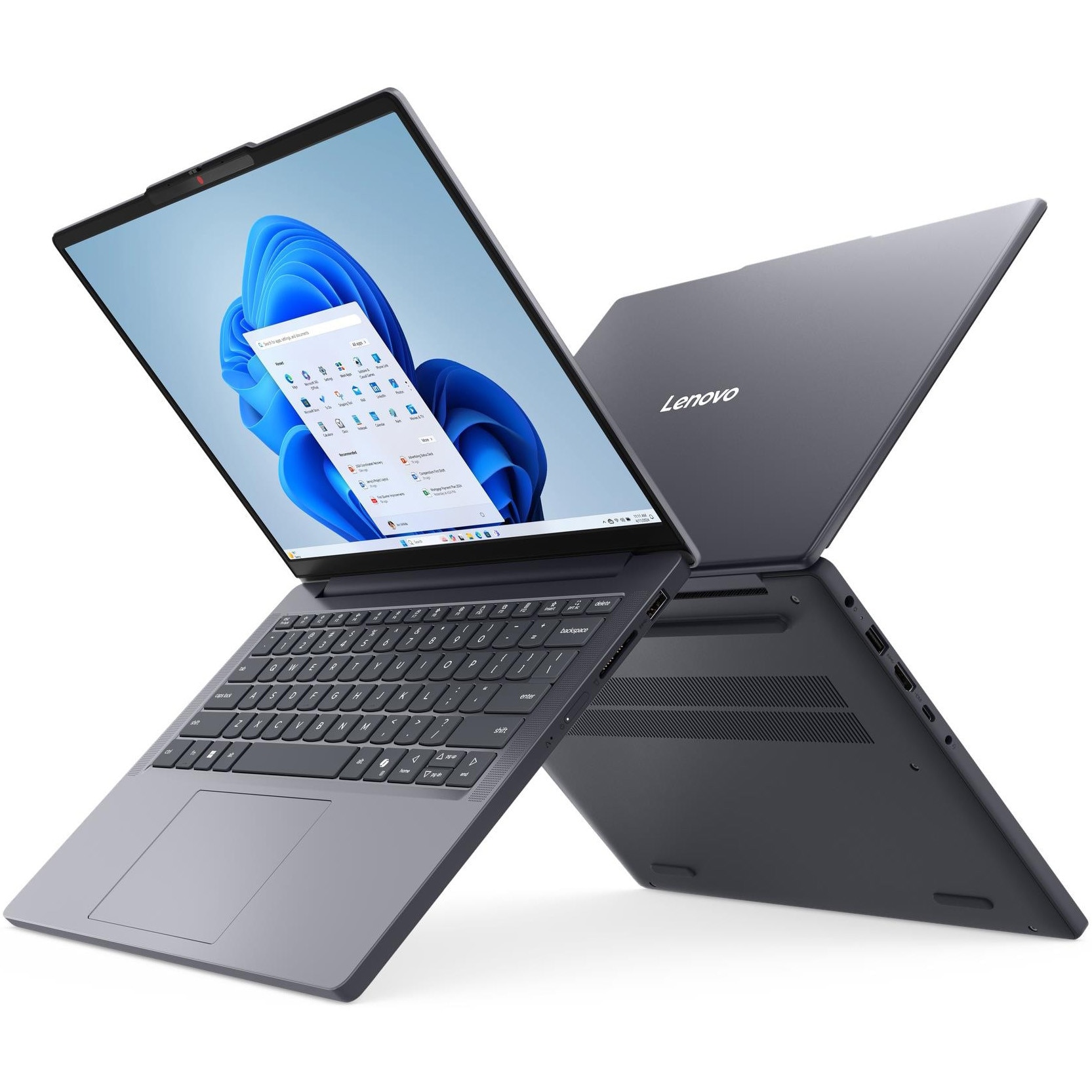 RESIGILAT: Laptop Lenovo IdeaPad Slim 3 14AHP10 cu procesor AMD Ryzen™ 7 8840HS pana la 5.1GHz, 14" WUXGA, OLED, 16GB DDR5 RAM, 1TB SSD, AMD Radeon™ 780M Graphics, No OS, Luna Grey