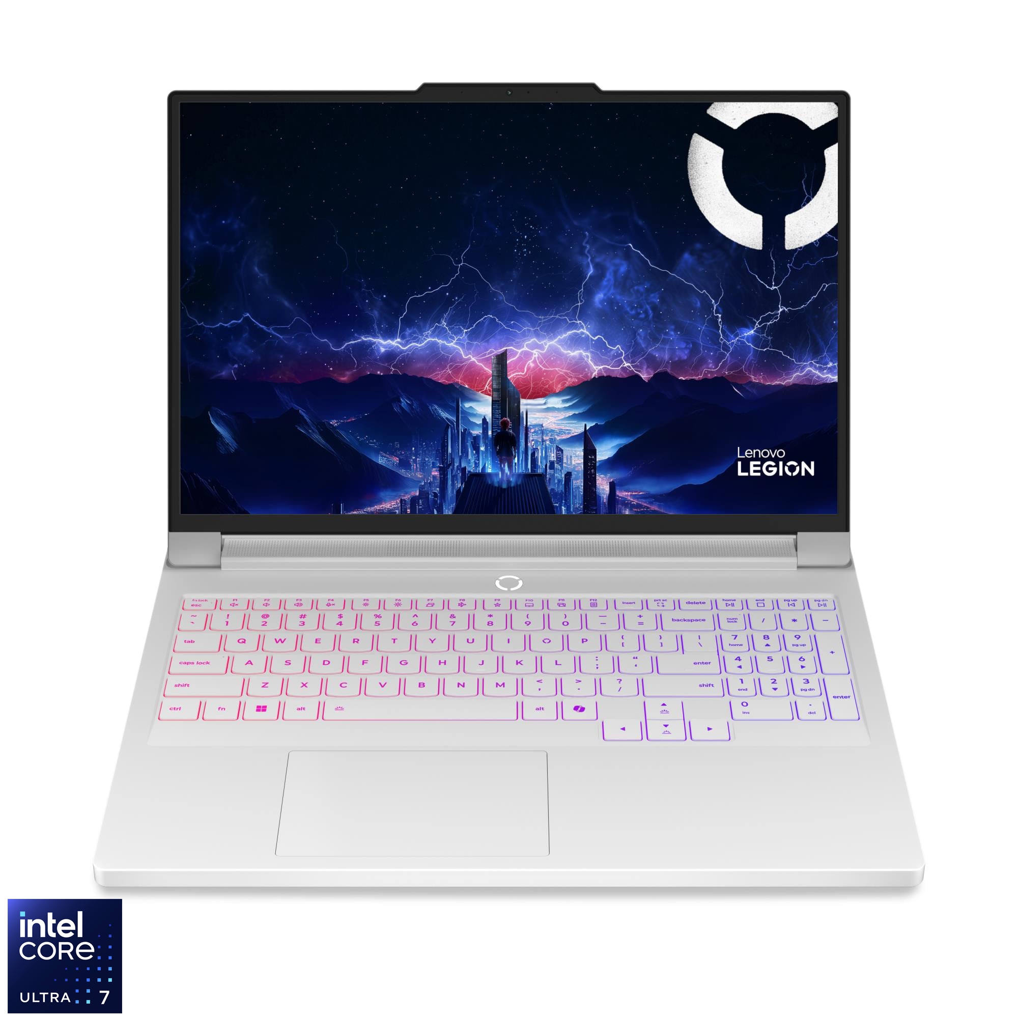 Laptop Gaming Lenovo Legion Pro 7 16IAX10H cu procesor Intel® Core Ultra 7 255HX pana la 5.2GHz, 16" WQXGA, OLED, 240Hz, 32GB DDR5 RAM. 1TB SSD, NVIDIA® GeForce RTX™ 5070 Ti 12GB G