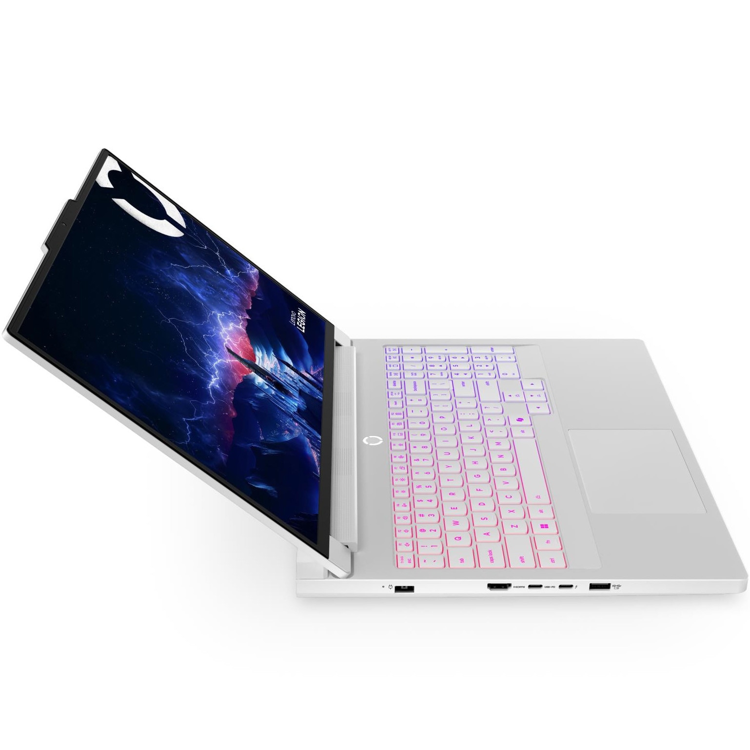 Laptop Gaming Lenovo Legion Pro 7 16IAX10H cu procesor Intel® Core Ultra 9 275HX pana la 5.4GHz, 16" WQXGA, OLED, 240Hz, 32GB DDR5 RAM. 1TB SSD, NVIDIA® GeForce RTX™ 5080 16GB GDDR7, No OS, Glacier White, 3y on-site Premium Care