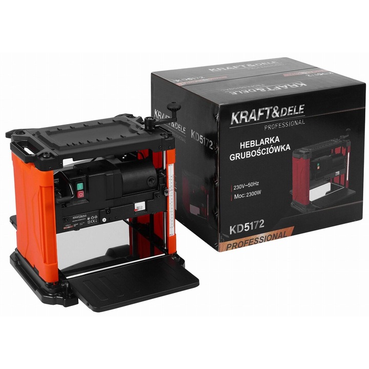 Rindea electrica, masina de rindeluire si netezire 2300 W, latime 33cm, 10000rpm, 220V, Kraft