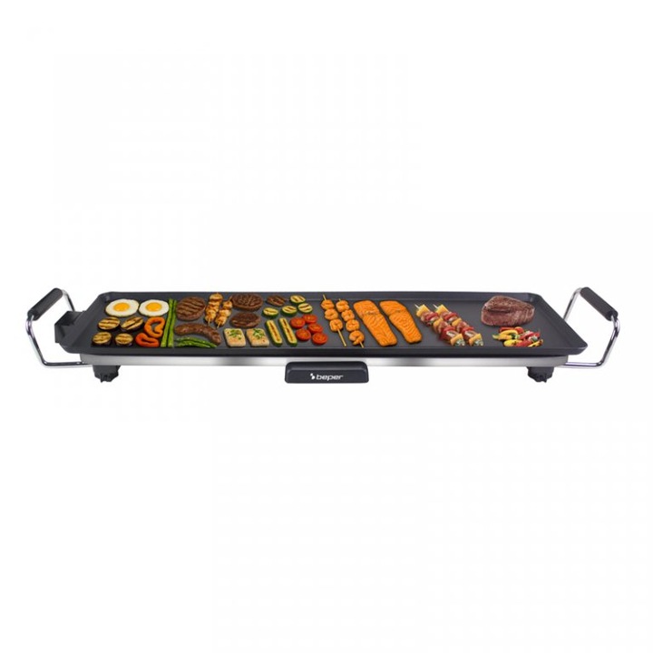 Beper P101BBQ070 Teppanyaki Grill XL 70 x 23 cm 2000W — imaginea 2