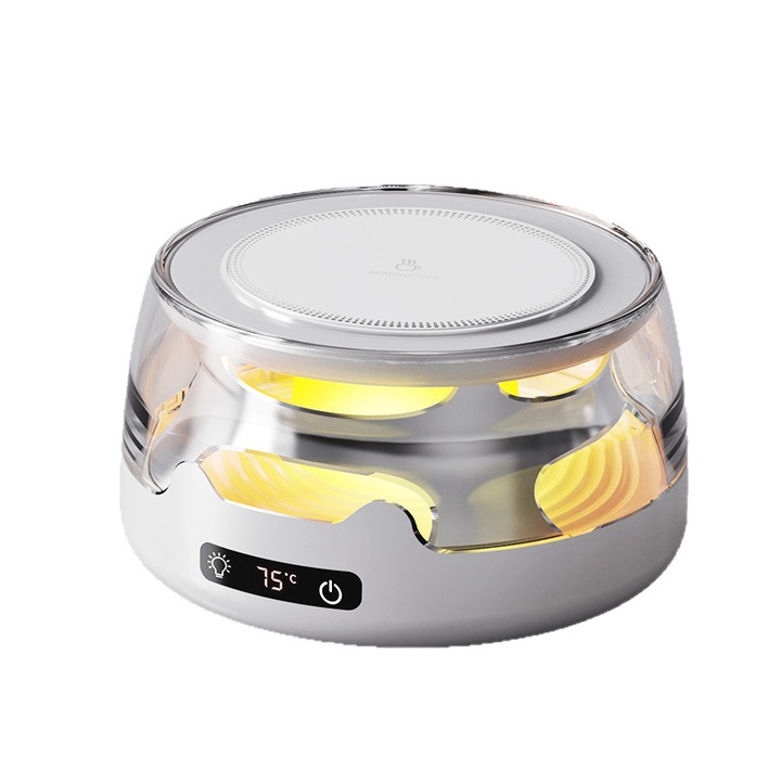 Kettle Orber, 25W, 4 setări temperatură, portabil, alb, 13x7cm