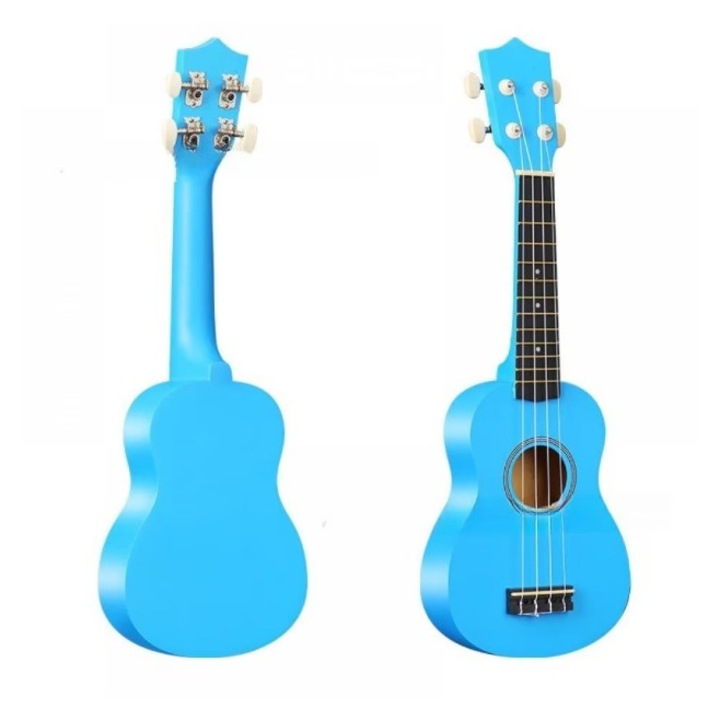 Ukulele TehnoFusion din lemn, 21 inch, design prietenos pentru copii, culori vibrante, instrument muzical pentru educatie timpurie