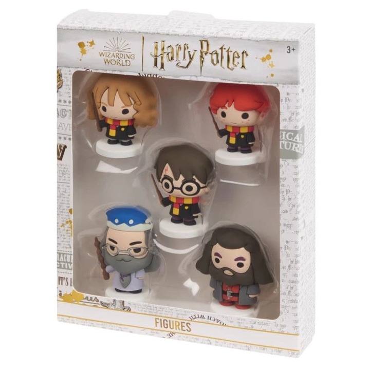 Harry Potter 5 db-os gyűjthető figura készlet, magasság 6,4 cm, Wizarding World