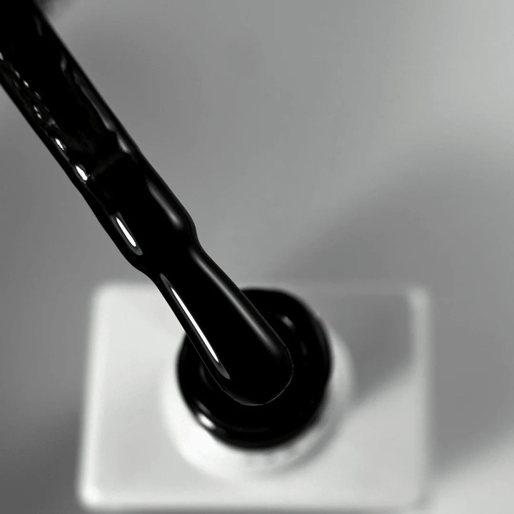 Oja Semipermanenta Unghii, HEMA&TPO FREE, Nuanta Intense Black, 10 ml