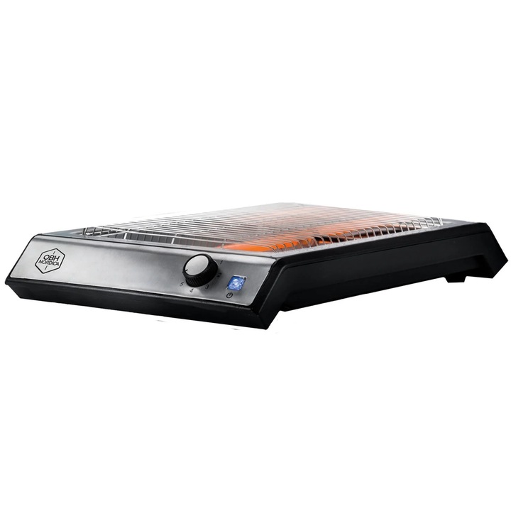 Prajitor de paine OBH Nordica, inox, 700W, 20x25cm, functie electronica de pornire/oprire