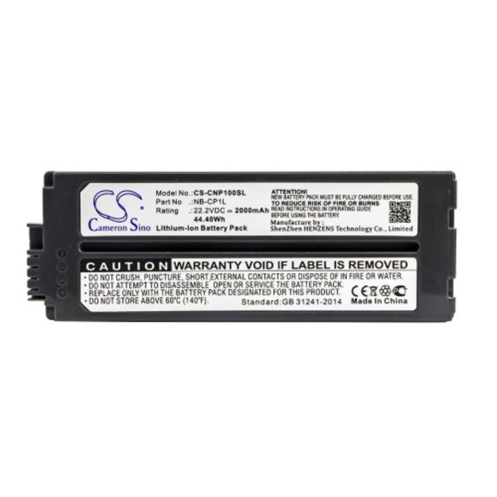 Литиево-йонна батерия, Cameron Sino, CS-CNP100SL, 1000-1200 mAh, 3.7V, за цифрови устройства