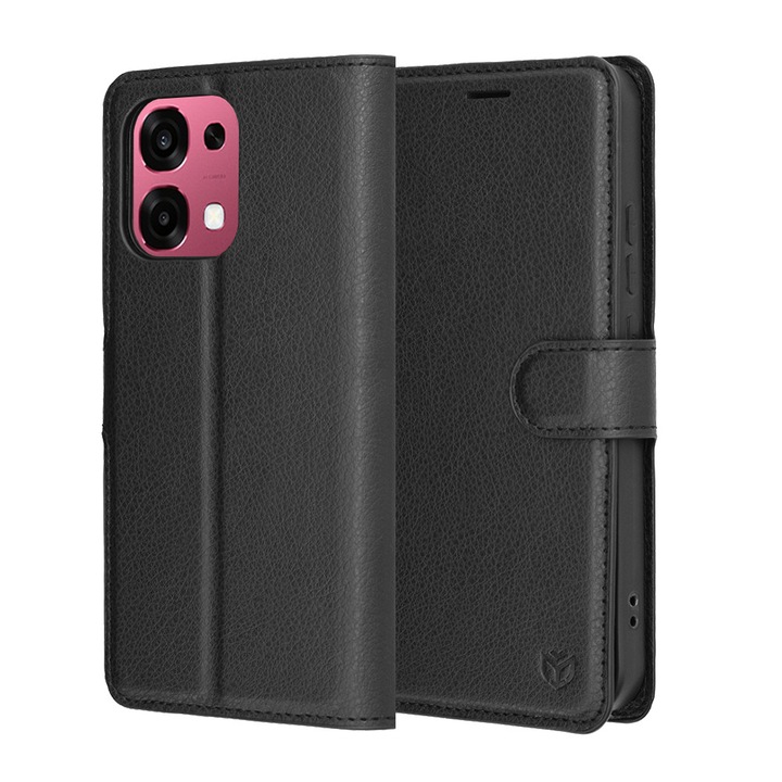 Husa pentru Oppo A6 Pro 4G / A6 Pro 5G - Techsuit Leather Folio - Black