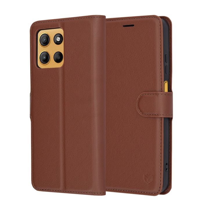 Carcasa de protectie pentru Motorola Moto G15 / Motorola Moto G15 Power / Motorola Moto, maro