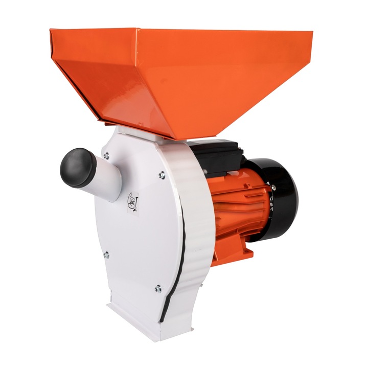 Moara electrica cereale 2 in 1, 3.9 kW, 3200 rpm, capacitate 350 kg/h, bobinaj 100% cuppru, 4 site incluse - COBI SMART®