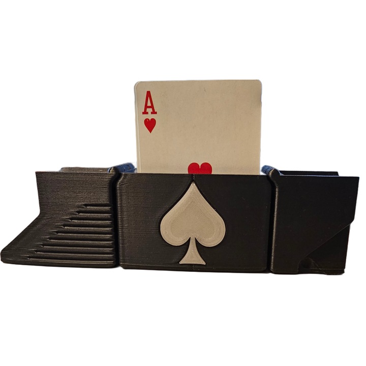 Suport carti de joc, Negru