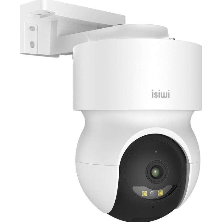 Isiwi Redi ON 2K (3MP) 360 fokos, kültéri WiFi forgó megfigyelő kamera színes éjjellátóval és kétirányú hanggal