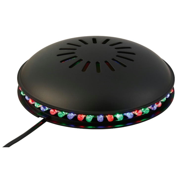 Lampă LED de petrecere, LIVARNO, 48 LED RGB, senzor muzica, USB, 12, 7x3, 5cm