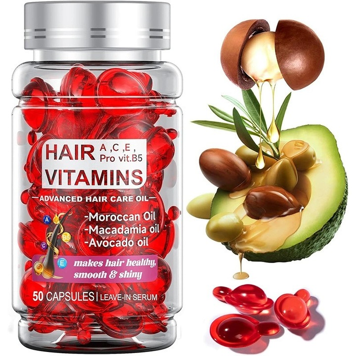 Ser pentru păr Vitesthord, 40 capsule, ulei marocan, pentru păr normal/uzat