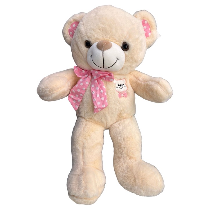 Jucarie, Urs de plus, Crem, 57 cm