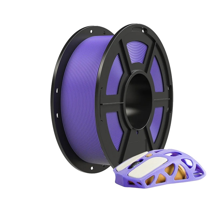 Filament PLA 3D, 10kg, violet, pentru imprimante FDM