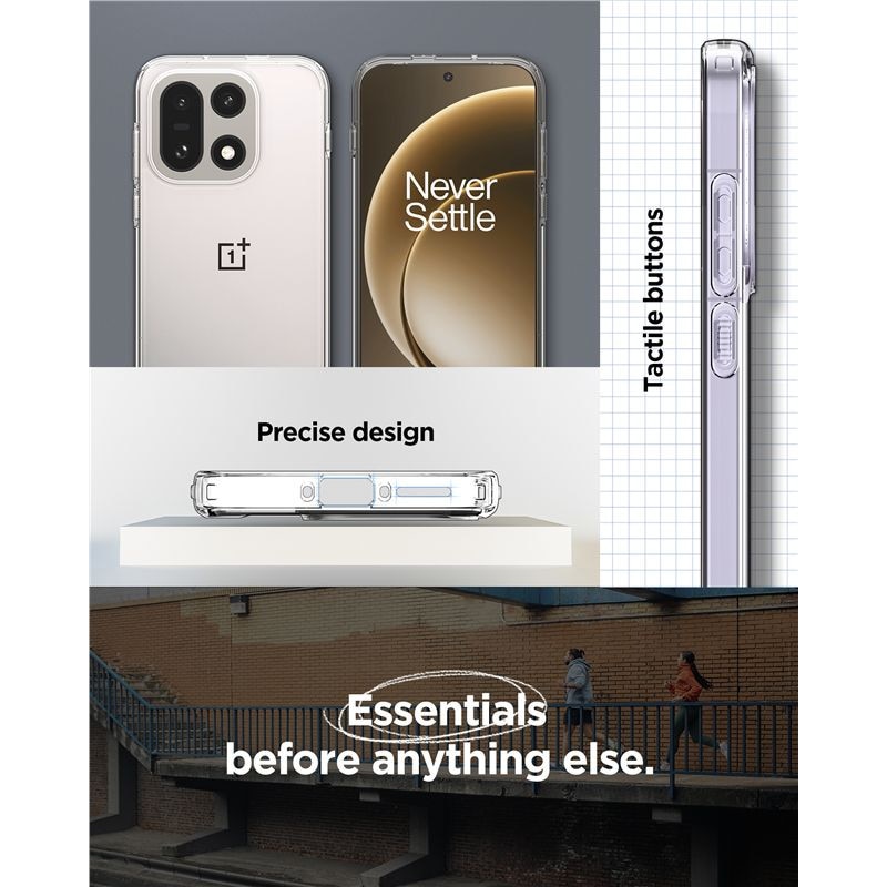 Carcasa Spigen Ultra Hybrid compatibila cu OnePlus 15, Transparent