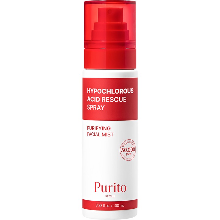 Spray pentru fata, PURITO, Hypochlorous Acid Rescue Spray, 100 ml