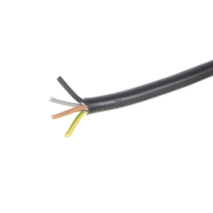 Cablu electric MYYM H05VV-F 4x1.5mm negru, 1m