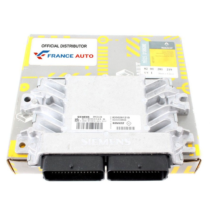 Motorvezérlő Renault Scenic I Lift 2.0 16V, új, kódok: Siemens S118303124 A, 8200281219, 8200438658