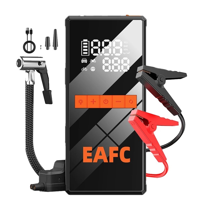 Redresor auto, 1200A curent de varf, compresor de aer 150PSI, design compact, Smart clip