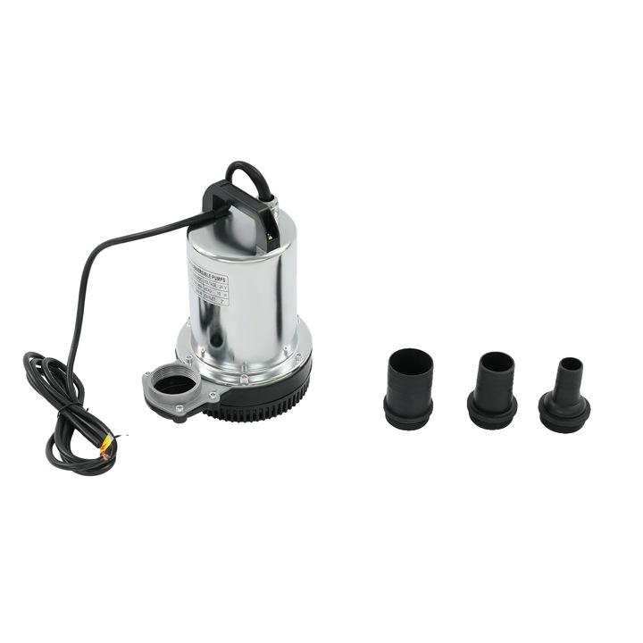 Pompa submersibila, otel inoxidabil, motor cupru, argintiu, 220V, 10mx5.08cm