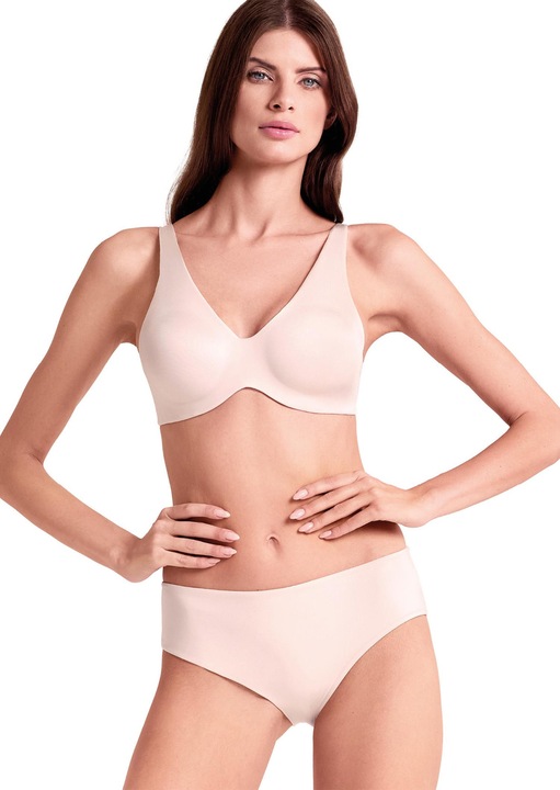 Melltartó, LORMAR, Bézs, Ultra modell, levehető szuper puha szivacsbetétek, selymes mikroszálas anyag finom fénnyel, sima felület, ruha alatt láthatatlan, kényelmes viselet, Bézs