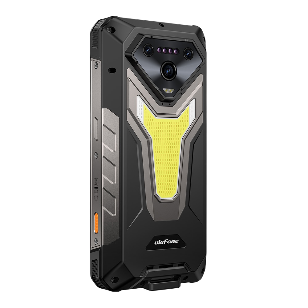 Telefon mobil Ulefone Armor 34 Plus, 5G, Dual SIM, 6.95-inch 120Hz IPS, 8-Core Dimensity 7400X, 16GB RAM, 512GB, NFC, RGB, Lanterna 6.5W, Lumini Avertizare, 25500mAh, IP68/IP69K, Android 15