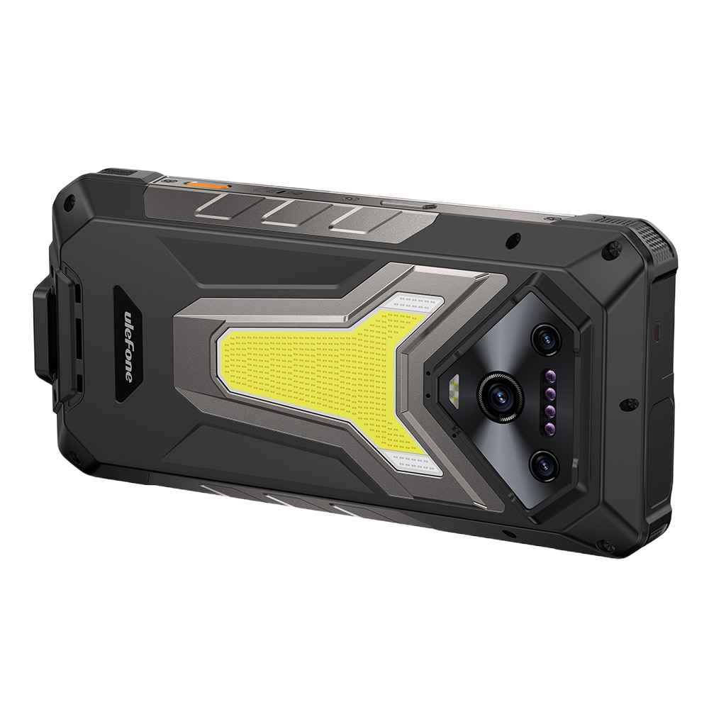 Telefon mobil Ulefone Armor 34 Plus, 5G, Dual SIM, 6.95-inch 120Hz IPS, 8-Core Dimensity 7400X, 16GB RAM, 512GB, NFC, RGB, Lanterna 6.5W, Lumini Avertizare, 25500mAh, IP68/IP69K, Android 15