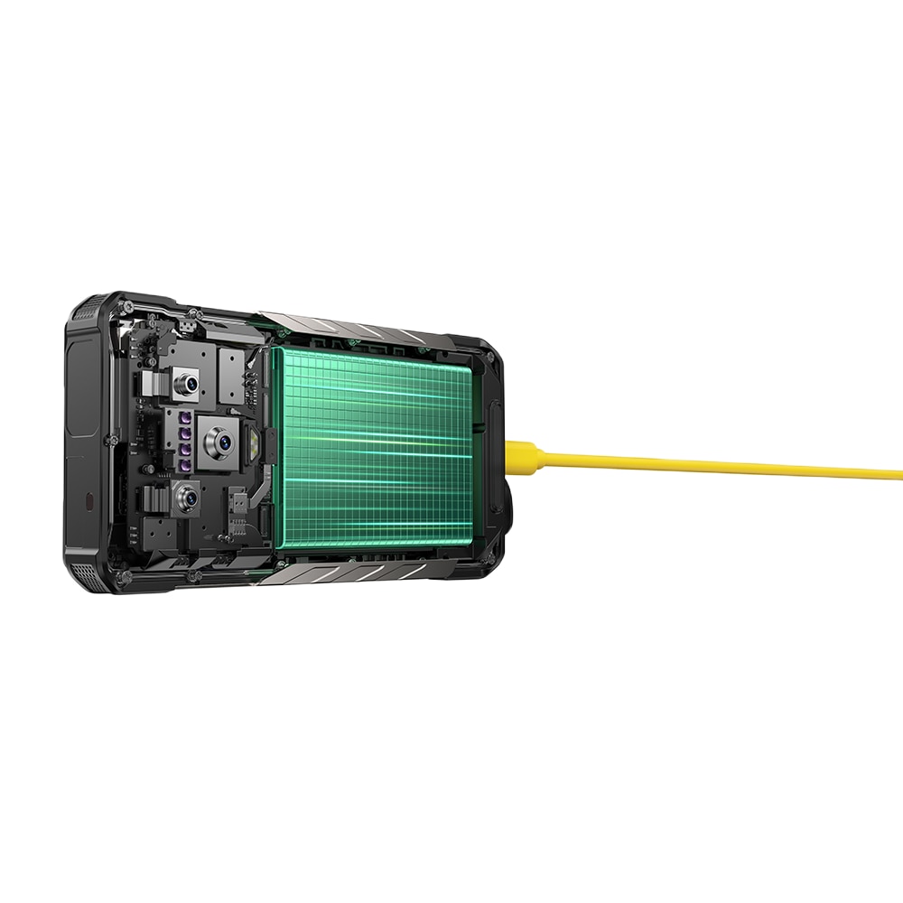 Telefon mobil Ulefone Armor 34 Plus, 5G, Dual SIM, 6.95-inch 120Hz IPS, 8-Core Dimensity 7400X, 16GB RAM, 512GB, NFC, RGB, Lanterna 6.5W, Lumini Avertizare, 25500mAh, IP68/IP69K, Android 15