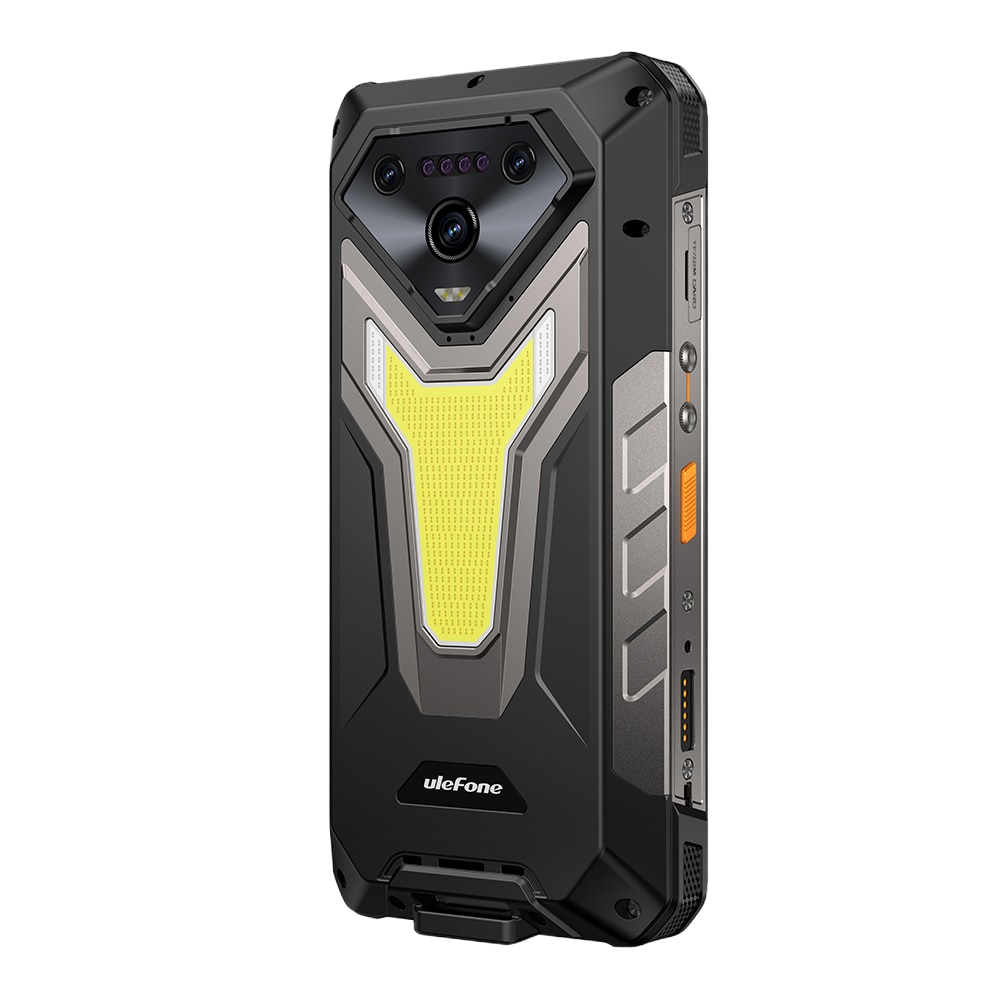 Telefon mobil Ulefone Armor 34 Plus, 5G, Dual SIM, 6.95-inch 120Hz IPS, 8-Core Dimensity 7400X, 16GB RAM, 512GB, NFC, RGB, Lanterna 6.5W, Lumini Avertizare, 25500mAh, IP68/IP69K, Android 15
