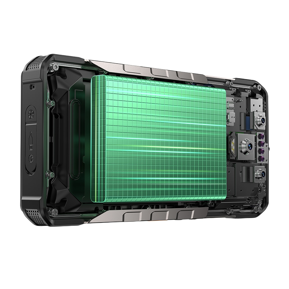 Telefon mobil Ulefone Armor 34 Plus, 5G, Dual SIM, 6.95-inch 120Hz IPS, 8-Core Dimensity 7400X, 16GB RAM, 512GB, NFC, RGB, Lanterna 6.5W, Lumini Avertizare, 25500mAh, IP68/IP69K, Android 15