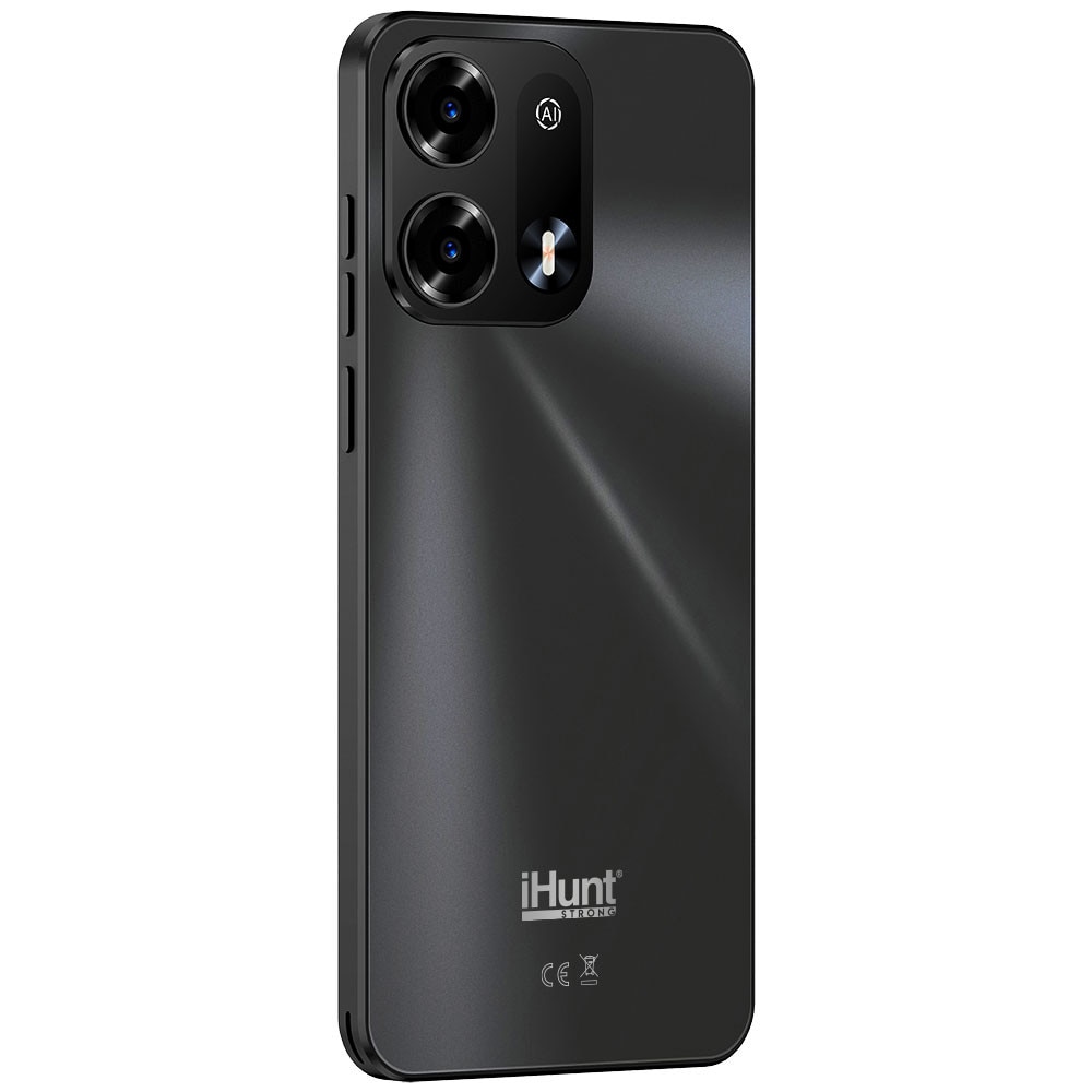 Telefon mobil iHunt S26 Ultra, 4G, Dual SIM, 6.52" HD+ IPS, Octa-Core, 8GB RAM, 128GB, Radio FM, Deblocare Faciala, 4850mAh, Android 14, Black