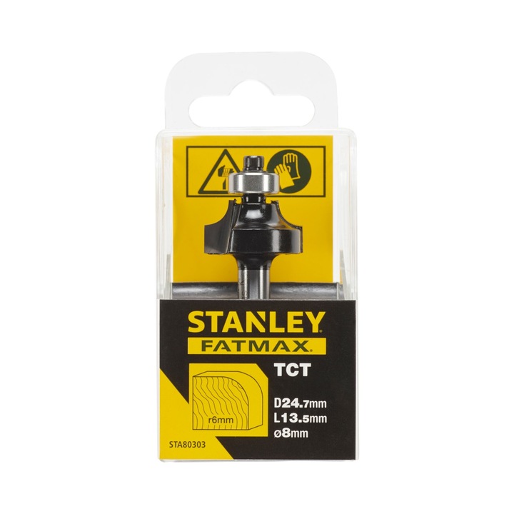 Freza Tct Pentru Profilare Rotunda In Lemn R6X24.7M