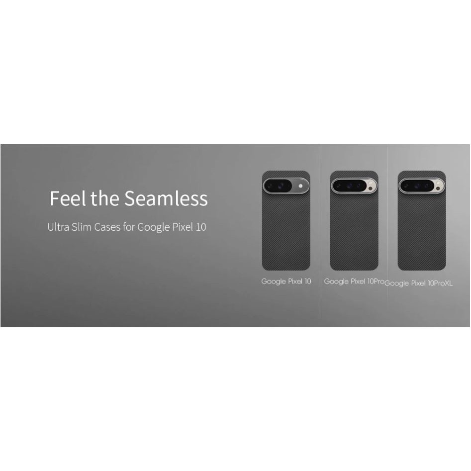 Husa de protectie Tip Kevlar, pentru Google Pixel 10 / 10 Pro, Magnetica, Negru