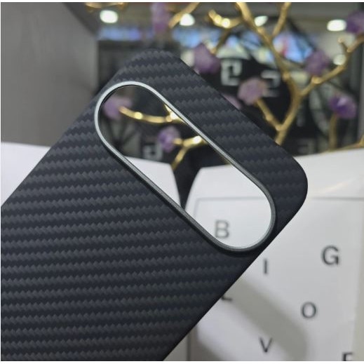 Husa de protectie Tip Kevlar, pentru Google Pixel 10 / 10 Pro, Magnetica, Negru