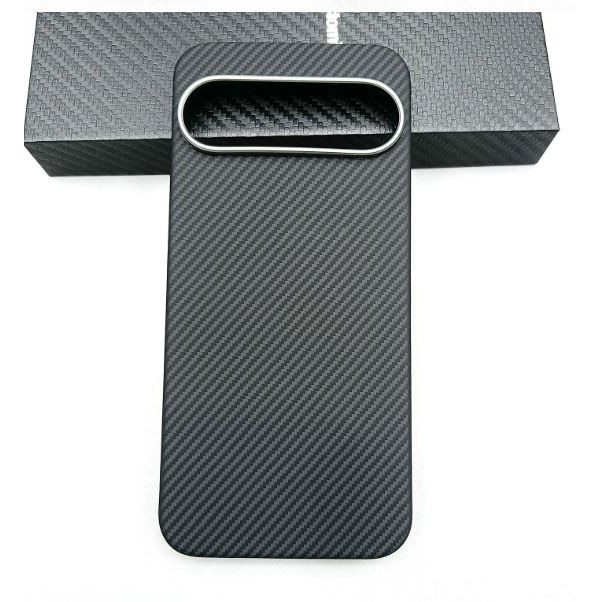 Husa de protectie Tip Kevlar, pentru Google Pixel 10 / 10 Pro, Magnetica, Negru