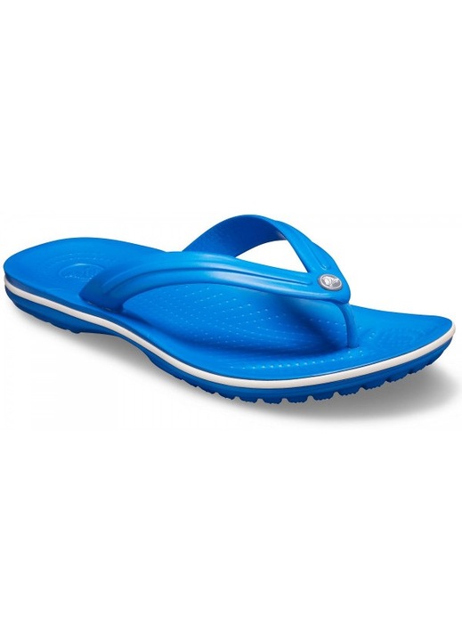 Slapi Crocs Crocband Flip 46-47 EU - M12 US Albastru - Bright Cobalt/White