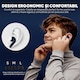 Casti wireless Harmoniq®️ anulare integrala a zgomotului, Casti Bluetooth (ANC+ENC), Casti Audio, Fara fir, in-ear Wireless, Afisaj Digital, Bluetooth 5.4, Autonomie 42 ore, Microfon HD, Control touch, Latenta de 40ms, IPX4, Sport, Universale, Albastru