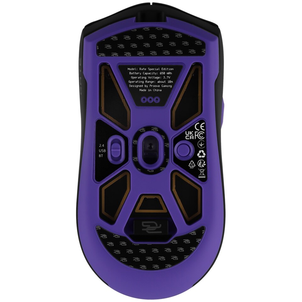 Mouse Wireless Gaming 6 Butoane, 800–12000 DPI, Acumulator 650mAh ...