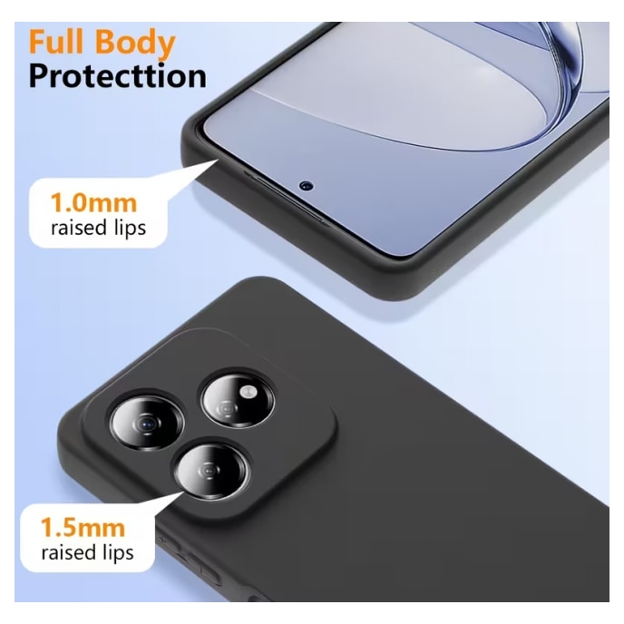 Husa Upzz® Ultra Slim New Compatibila Cu Oppo A5 PRO 4G/5G, Silicon Soft Slim Anti Amprente, Protectie La Camera, Negru